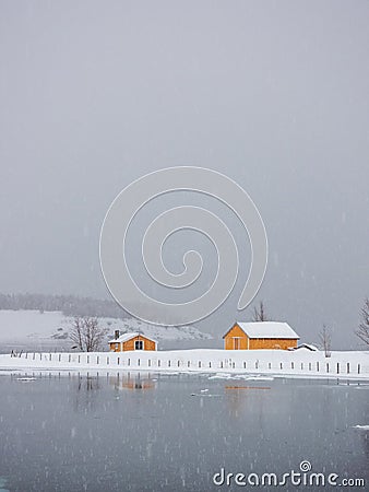 Talvik, Troms og Finnmark, Norway Stock Photo