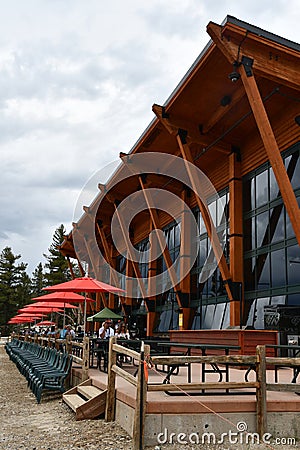 Tamarack Lodge at Heavenly Ski Resort in South Lake Tahoe, California Editorial Stock Photo