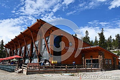 Tamarack Lodge at Heavenly Ski Resort in South Lake Tahoe, California Editorial Stock Photo