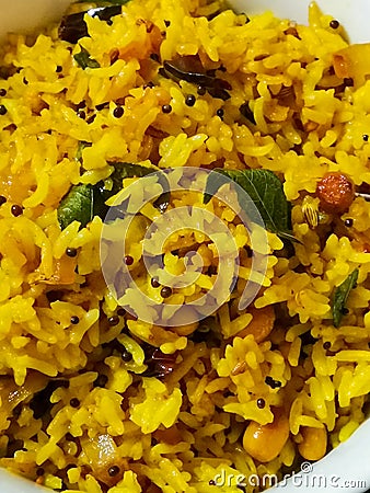 Tamarind rice Stock Photo