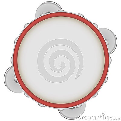 Tambourine Vector Illustration