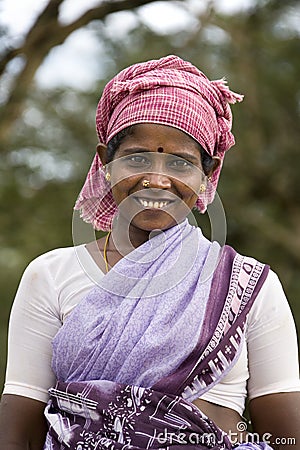 Tamil India woman - Tamil Nadu - India Editorial Stock Photo