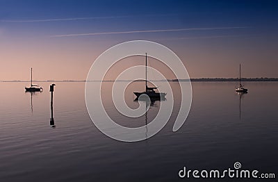 Tampa Bay in Safety Harbor Stock Photo