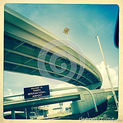 Tampa International Airport, Florida Editorial Stock Photo