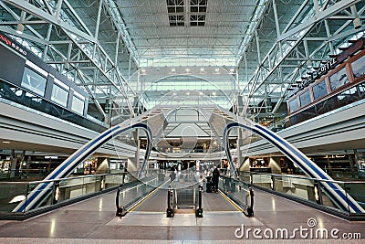 Tampa International Airport (TPA) during Covid-19 pandemic Editorial Stock Photo