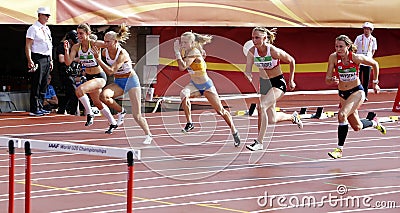 JOHANNA SIEBLER GER, SANNI PAJASMAA FIN, Alina Shukh Ukr, ANDREA OBETZHOFER AUT, JANA NOVOTNA Editorial Stock Photo