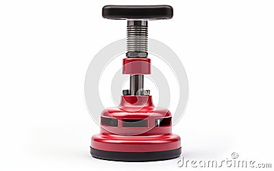 Tamping Rammer on White Background Stock Photo