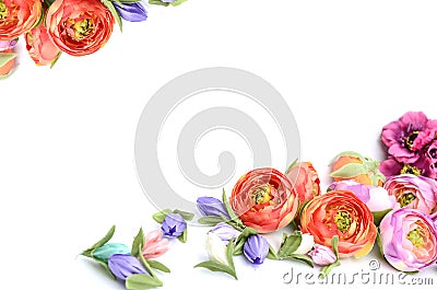 Tamplate background with a flowers Stock Photo