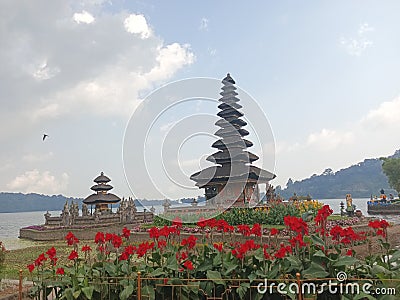 Tample at indonesian Stock Photo