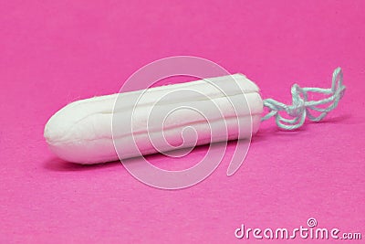 Tampon woman hygiene Stock Photo