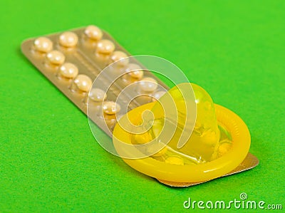 Tampons and pads Stock Photo