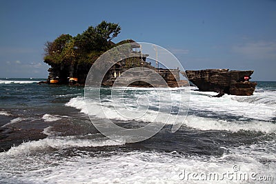 Tanahlot Tample Stock Photo