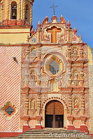 Tancoyol mission near jalpan de serra in queretaro XX Editorial Stock Photo