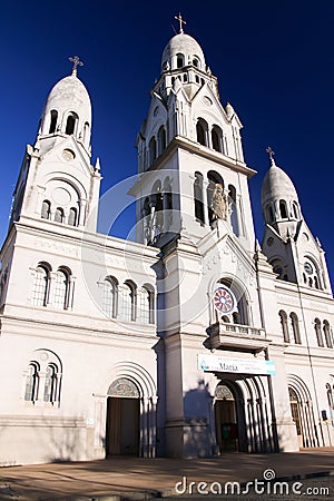 Tandil Cathedral Editorial Stock Photo