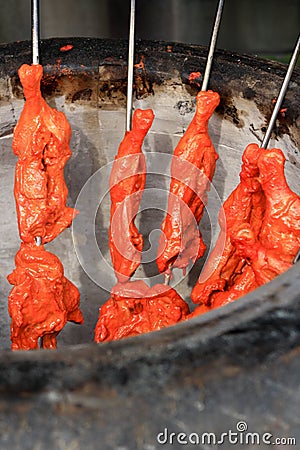 Tandoori Chicken Editorial Stock Photo