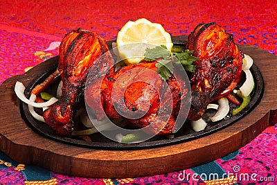 Tandoori Chicken Stock Photo