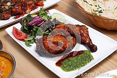 Tandoori Chicken Stock Photo