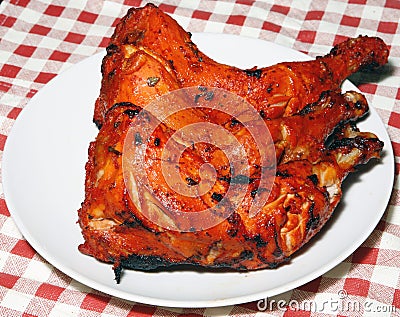 Tandoori chicken legs Stock Photo