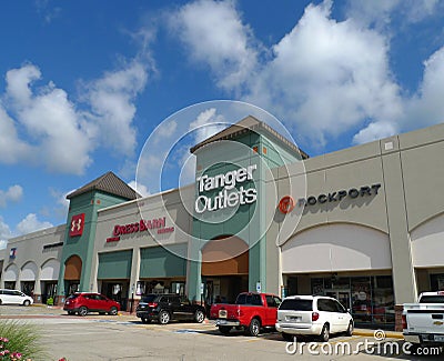 Tanger Outlets mall in Branson, Missouri Editorial Stock Photo