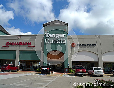 Tanger Outlets mall in Branson, Missouri Editorial Stock Photo