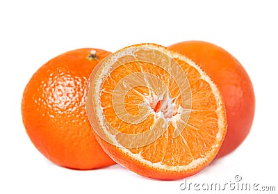 Tangerine citrus fruit Stock Photo
