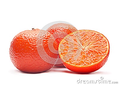 Tangerine citrus group Stock Photo