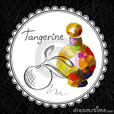 Tangerine Vector Illustration