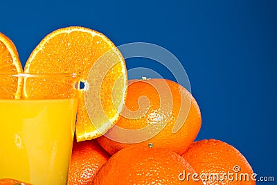 Tangerine juice Stock Photo