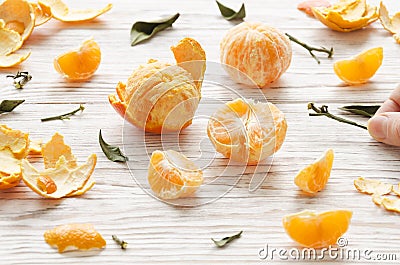 Tangerines. Still life Stock Photo