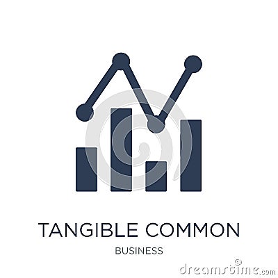 Tangible Common Equity Ratio icon. Trendy flat vector Tangible C Vector Illustration
