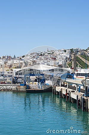 Tangier, Tangiers, Tanger, Morocco, Africa, North Africa, Maghreb coast, Strait of Gibraltar, Mediterranean Sea, Atlantic Ocean Editorial Stock Photo