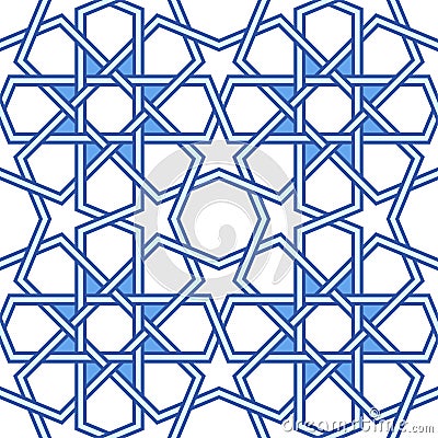 Tangled Eastern Pattern Vector Illustration