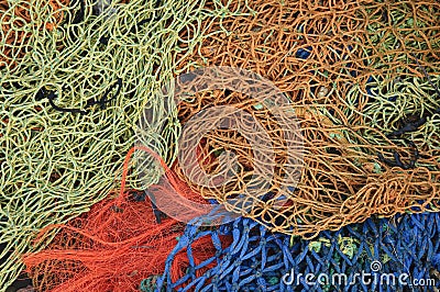 Tangled Fishing Nets Royalty Free Stock Photo - Image: 23285005