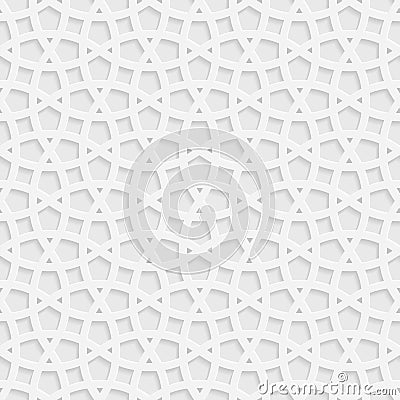 Tangled Lattice Pattern Vector Illustration