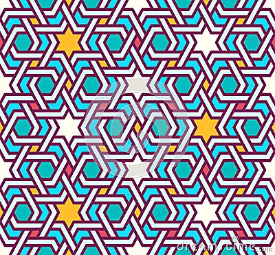 Tangled Modern Pattern Vector Illustration