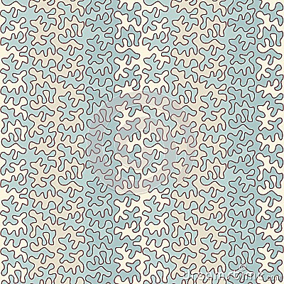 Tangled seamless pattern Vector Illustration