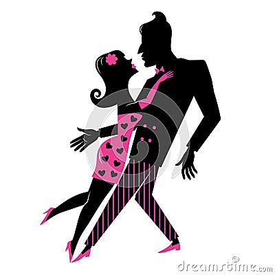 Tango black Vector Illustration