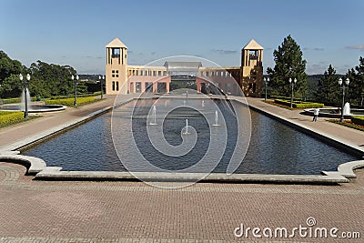 Tangua Park Pool Curitiba Stock Photo