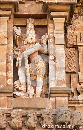 Tanjore temple Tami Nadu India Stock Photo