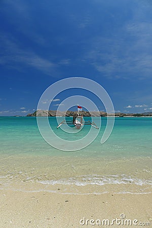 Tanjung Aan Lombok Stock Photo