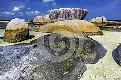 Tanjung Tinggi beach Stock Photo