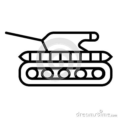 Tank icon Cartoon Illustration