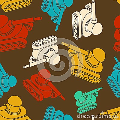 Tank Military icon isolated. War machine symbol. wartime car vector sign Vector Illustration