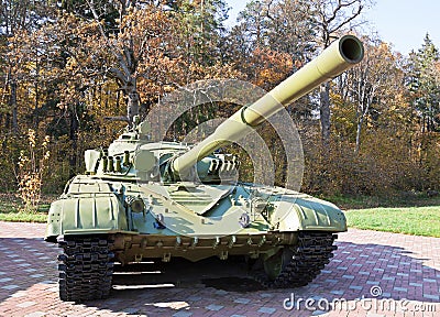 Tank T72 at Museum of Soviet military equipment Editorial Stock Photo