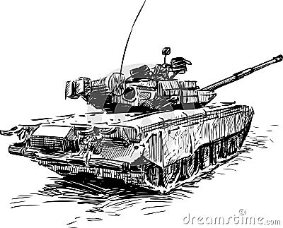Tank 2 Vector Illustration