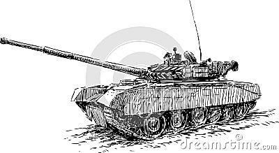 Tank 3 Vector Illustration