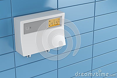 Tankless water heater Stock Photo