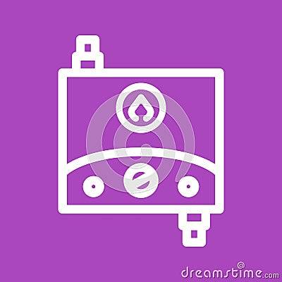 Tankless Water Heater Vector Illustration | CartoonDealer.com #97723192