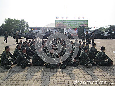 Tanks car of Thai Army Editorial Stock Photo