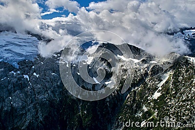 Tantalus Mountains Stock Photo